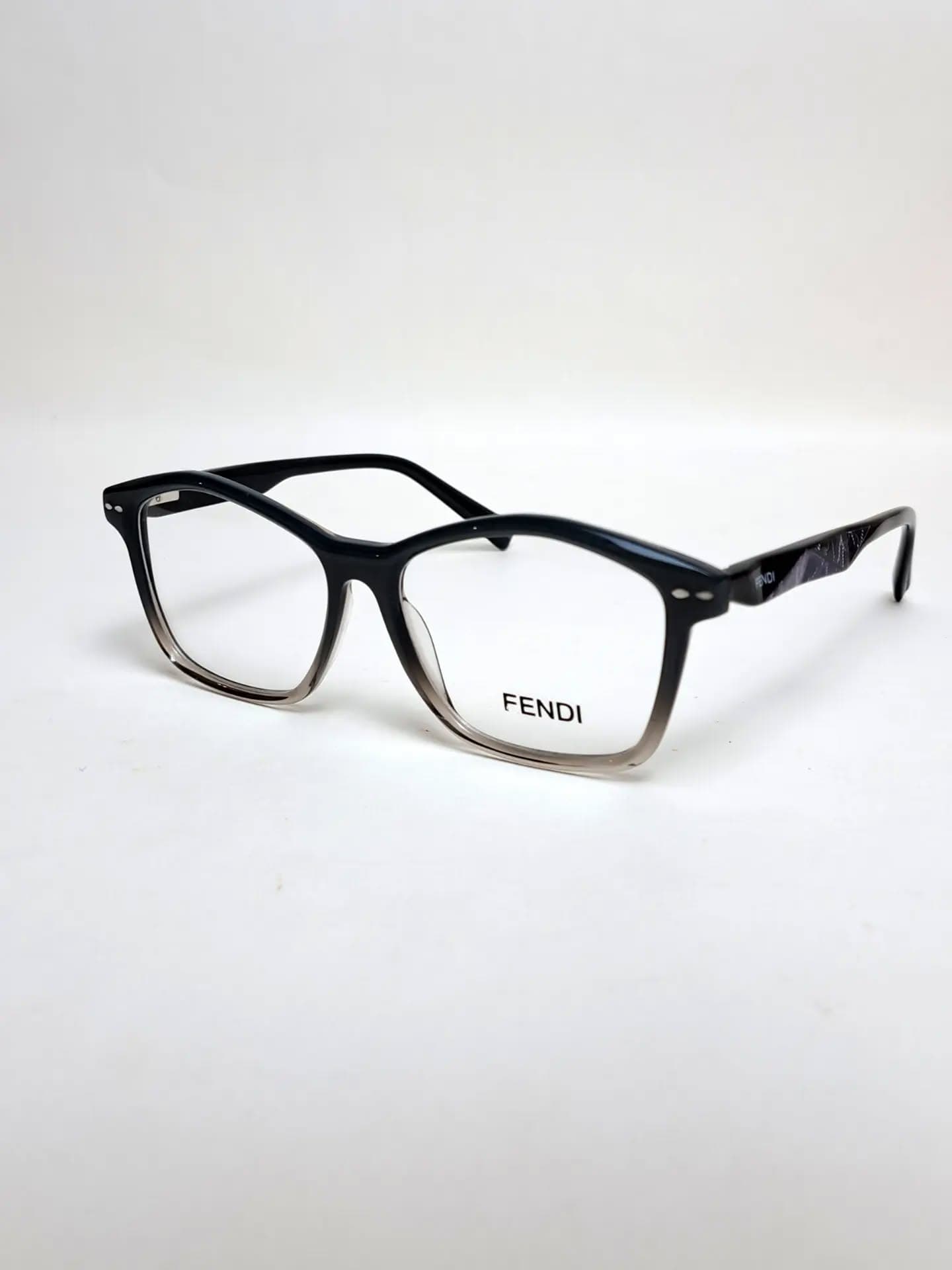 Fendi Cat-Eye Gradient Acetate Eyeglasses view 2